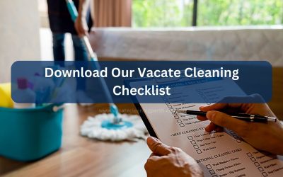 Vacate Cleaning Checklist